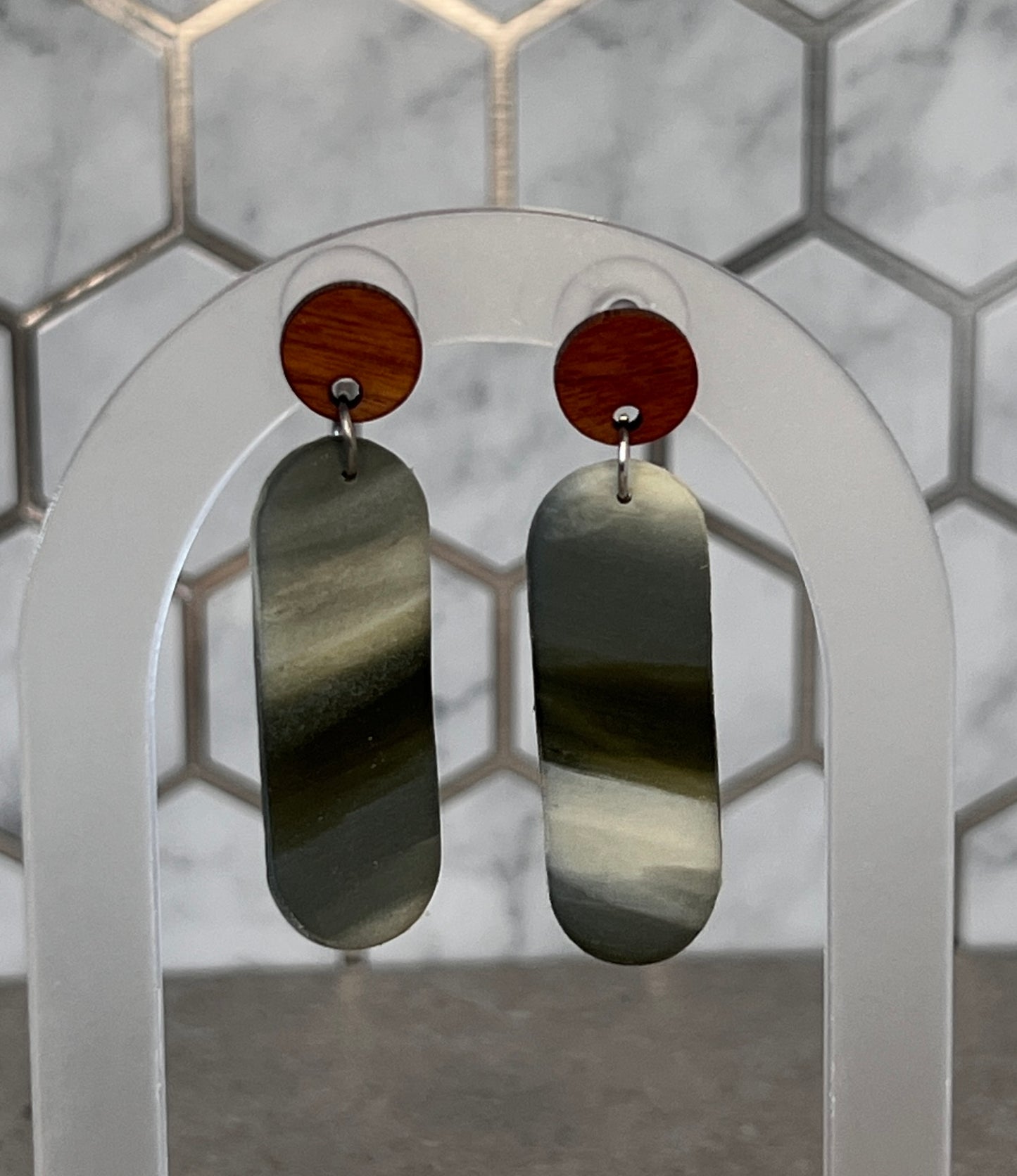 Dangle Earrings -Stripe Collection