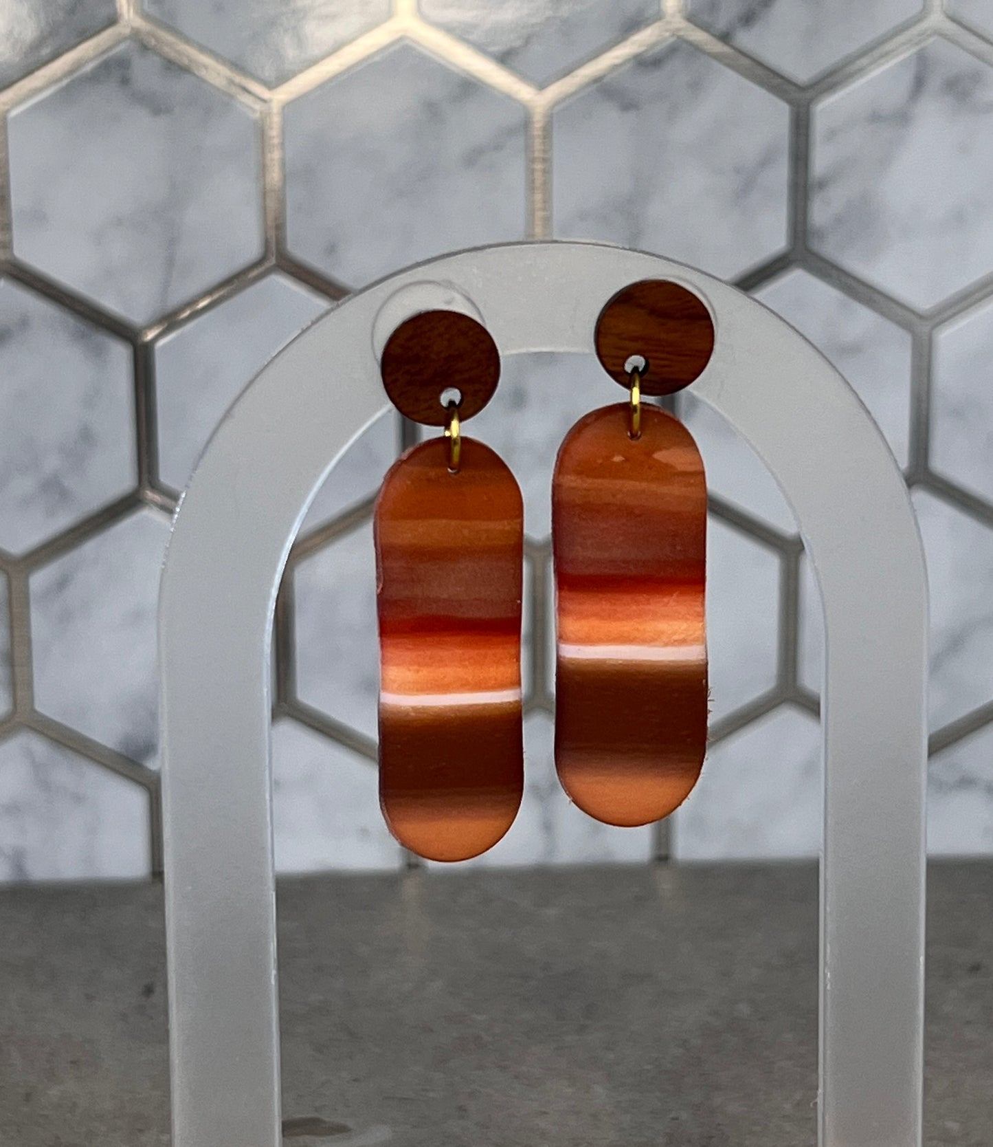 Dangle Earrings -Stripe Collection