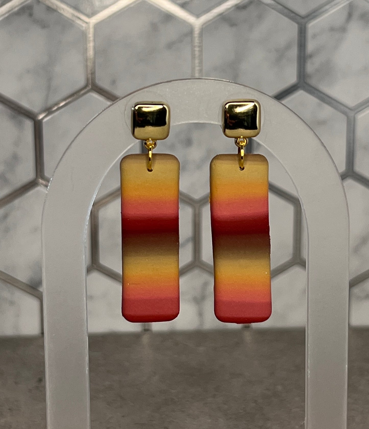 Dangle Earrings -Stripe Collection