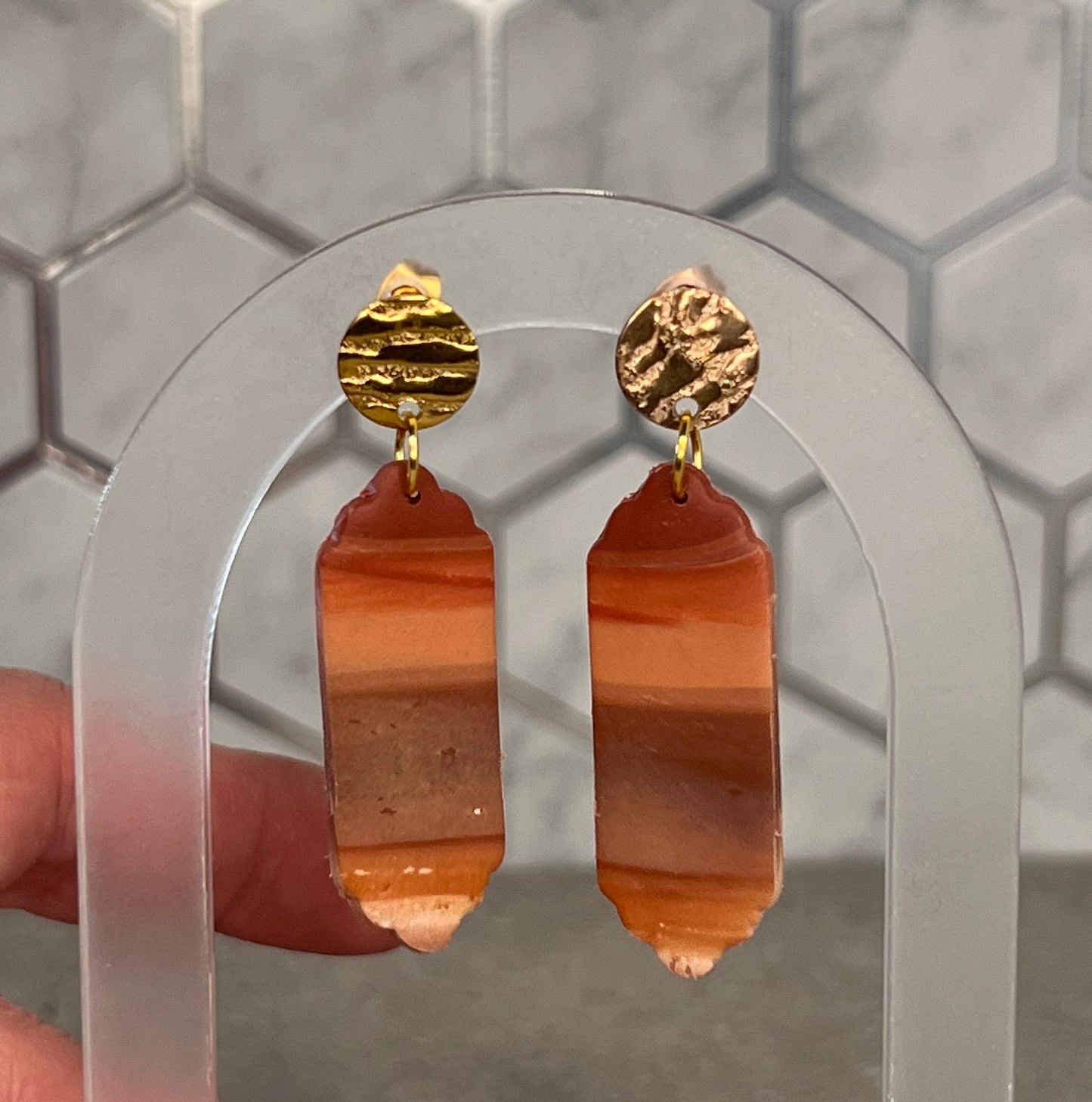 Dangle Earrings -Stripe Collection