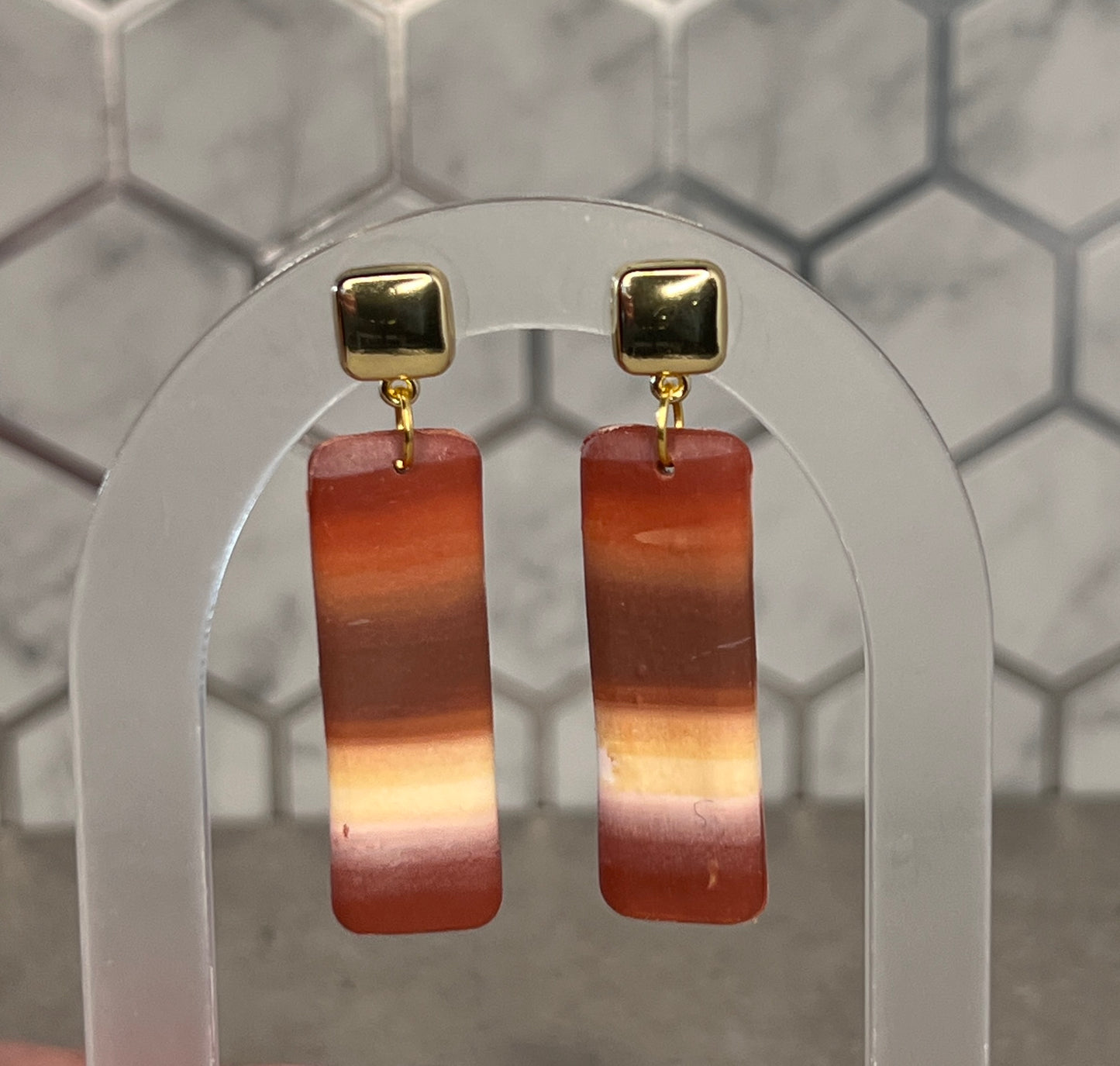 Dangle Earrings -Stripe Collection