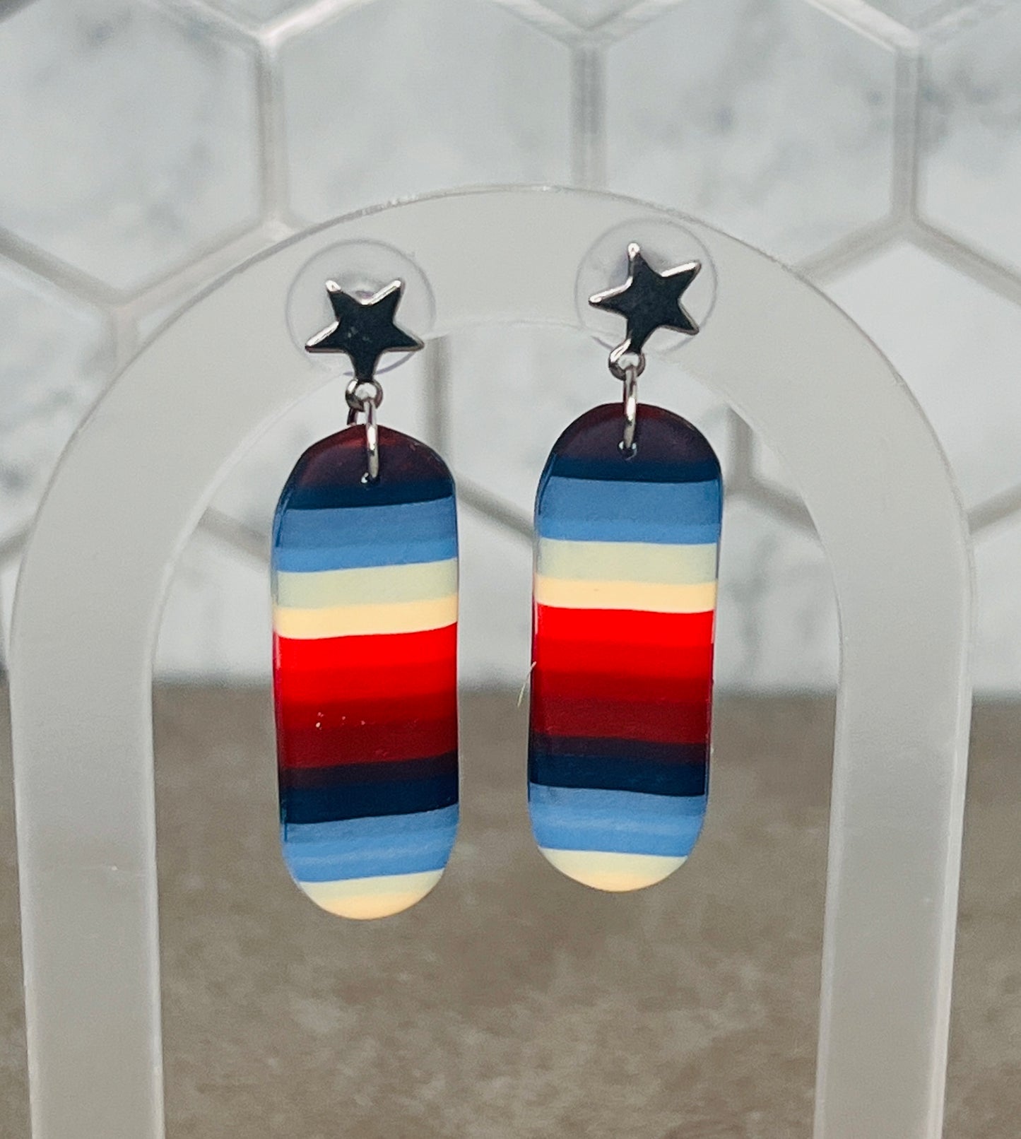 Dangle Earrings -Stripe Collection
