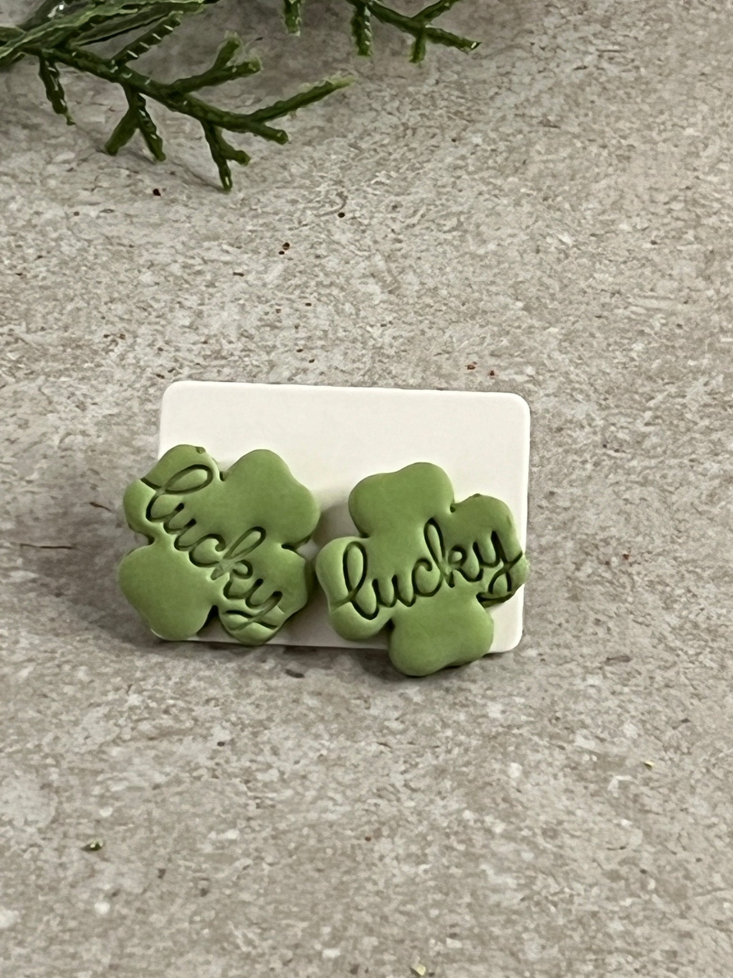 Shamrock Stud Earrings