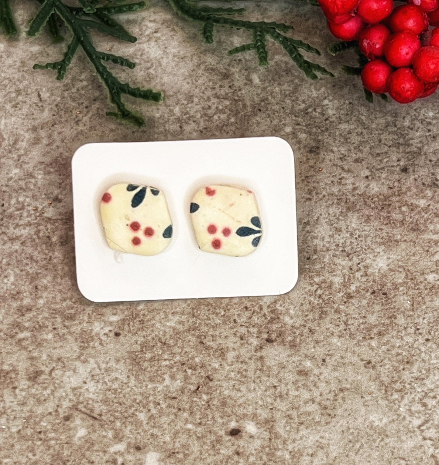 Stud Earrings Winter