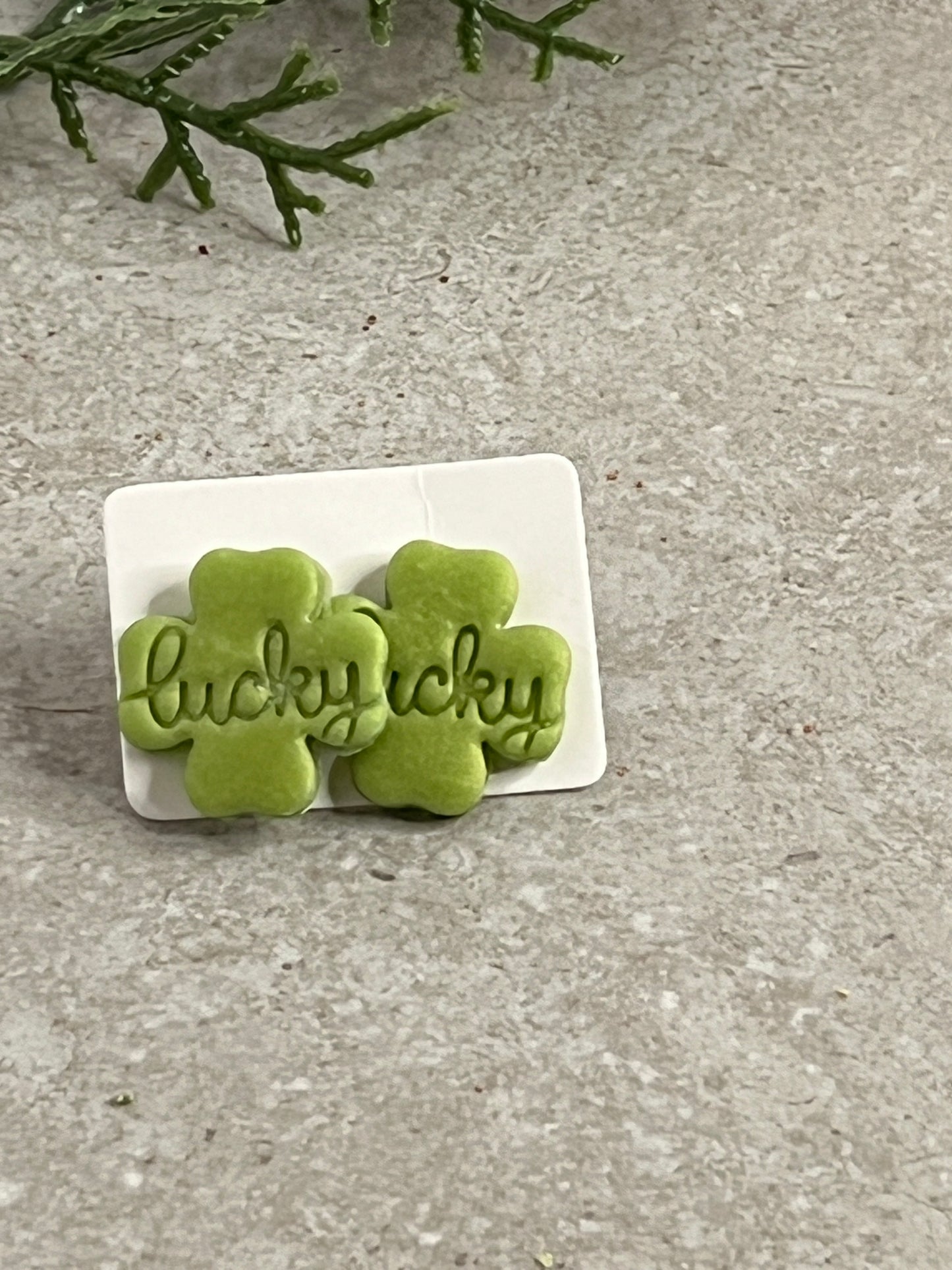 Shamrock Stud Earrings