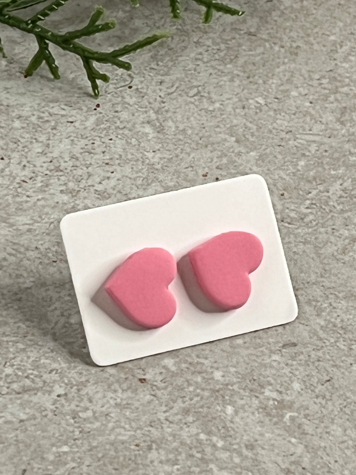 Small Heart Stud Earrings