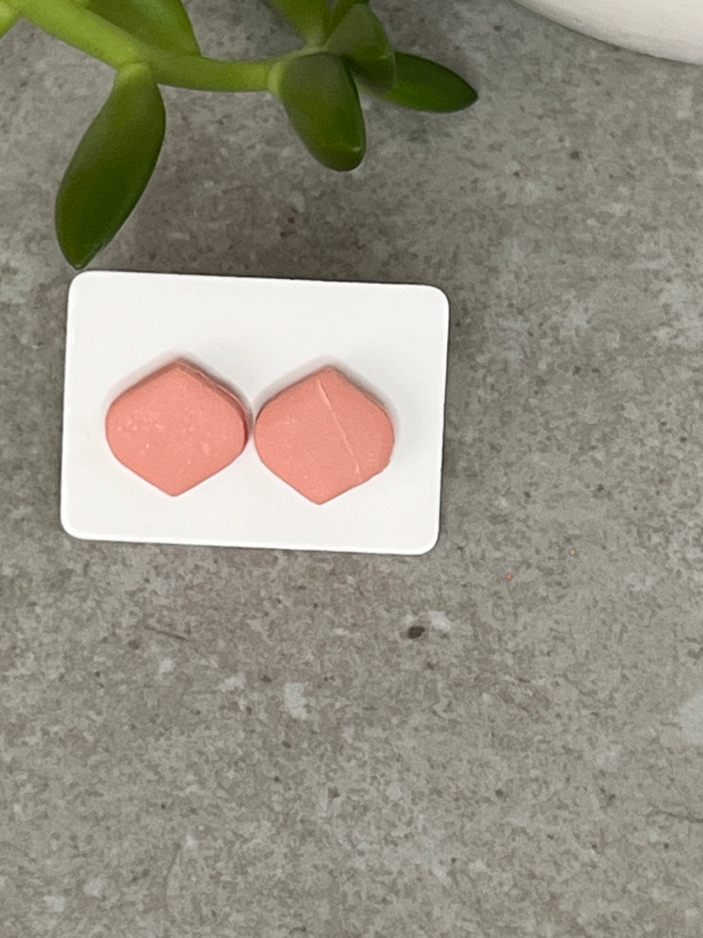 Small Solid Stud Earrings