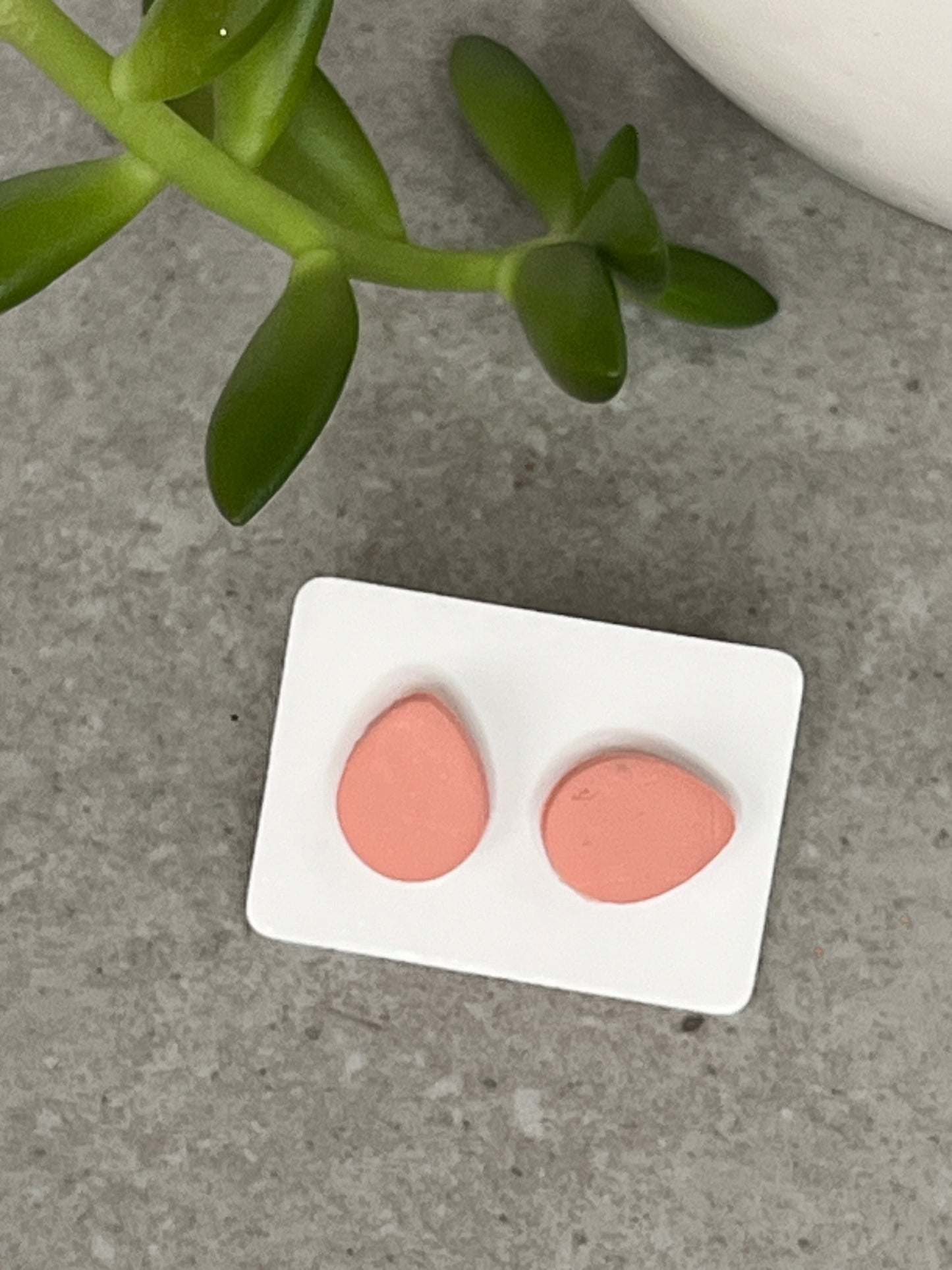 Small Solid Stud Earrings