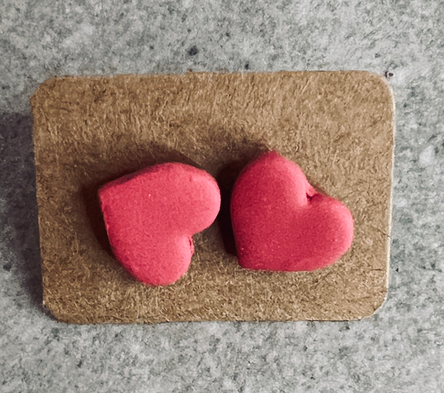 Small Heart Stud Earrings