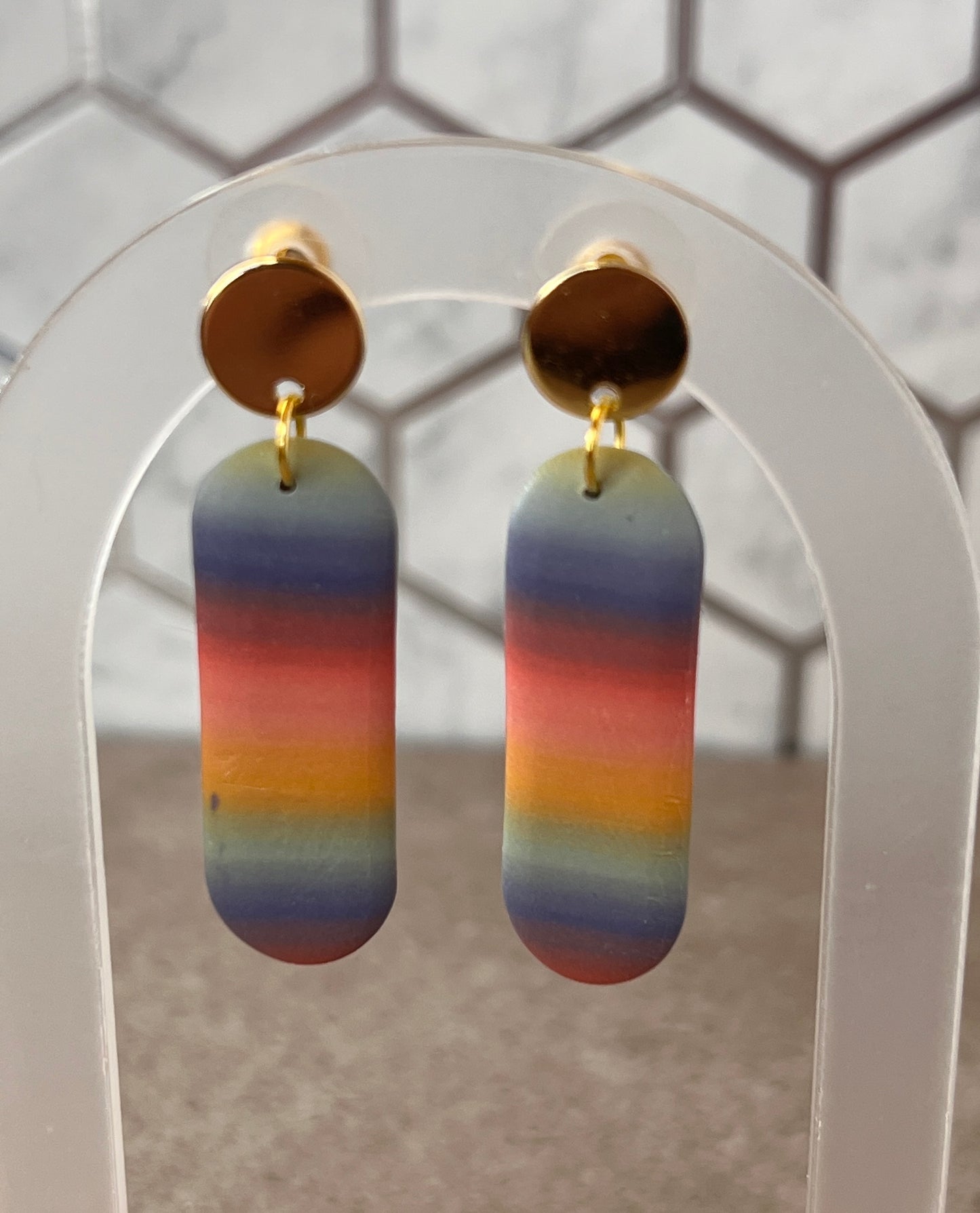 Dangle Earrings -Stripe Collection