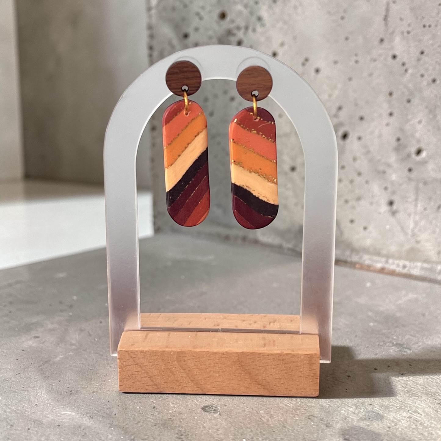 Dangle Earrings -Stripe Collection