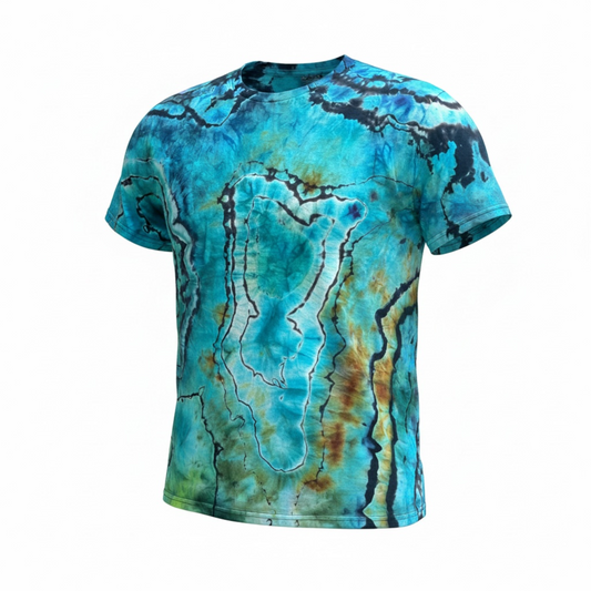 Short Sleeve T-Shirt- Oil Slick Colorway
